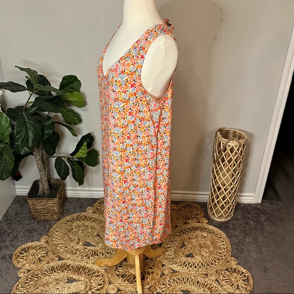 GAP Floral Sleeveless Shift Dress Sz XS - Picture 5 of 11
